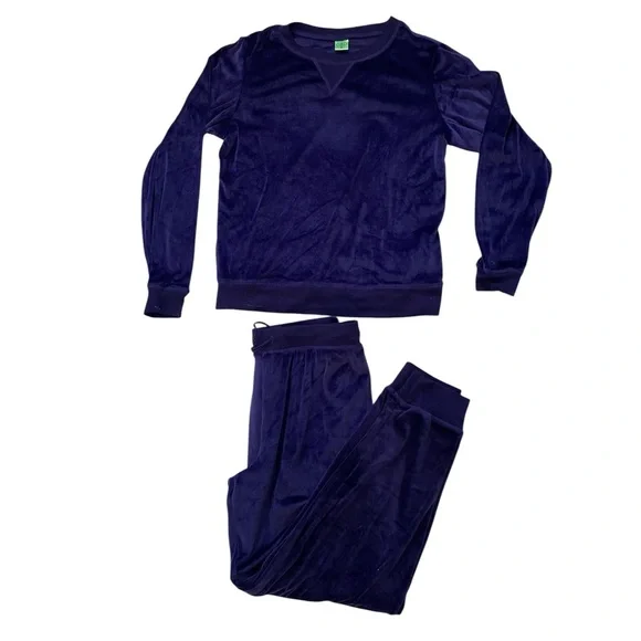 Honeydew Woman’s Blue Intimates Velour Lounge Set SZ Small - Picture 3 of 6